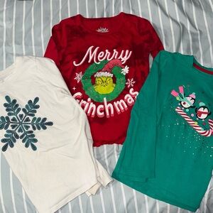Girl’s Size XS & S Christmas Long Sleeve Bundle | 3 Items